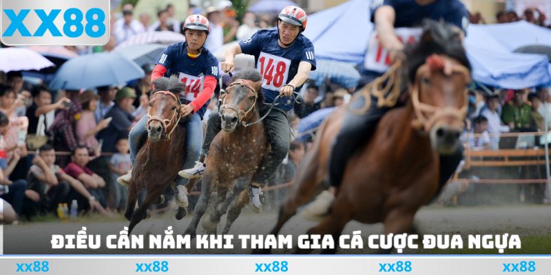 Điều cần nắm khi tham gia cá cược đua ngựa
